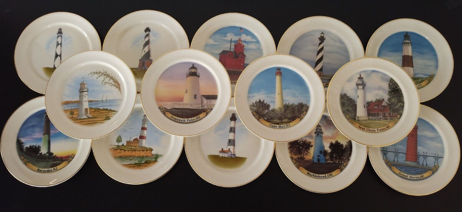 PICKARD - FINE CHINA LIGHTHOUSE DECORATED 8.25\