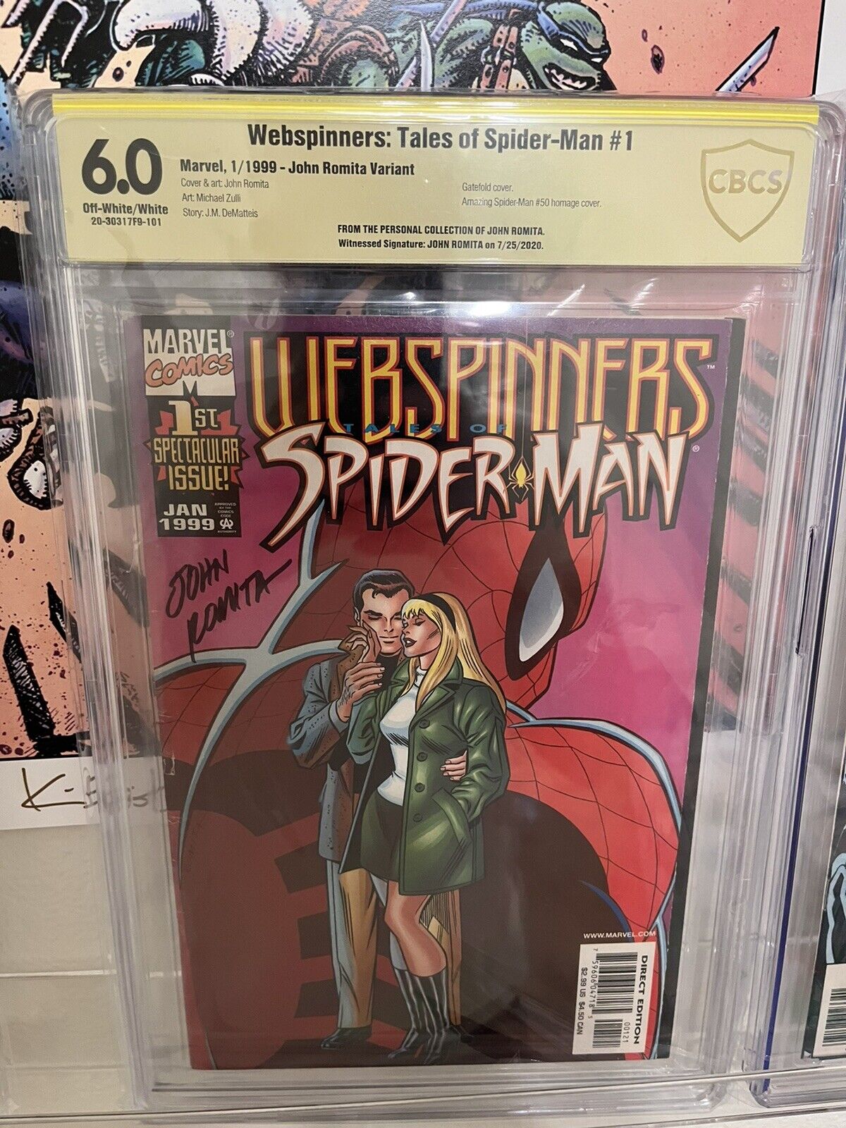Webspinners: Tales Of Spider-Man #1 From Personal Collection Of John Romita