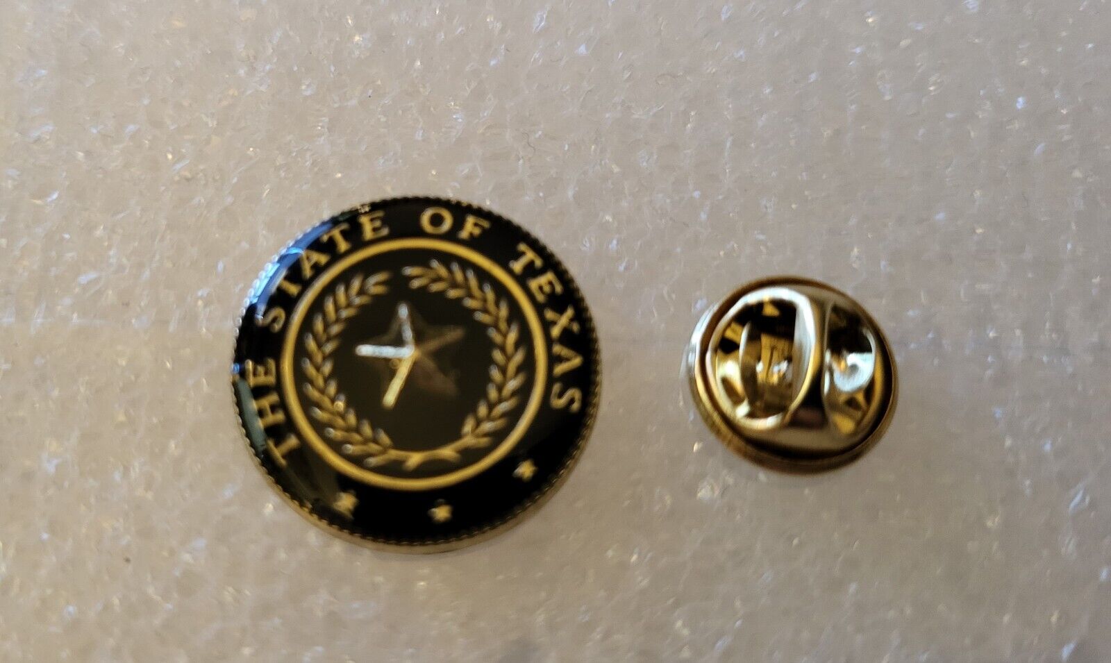 The State Of Texas Seal Round Lapel Pin 