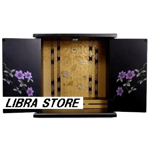 RARE Mini BUTSUDAN Buddhist Altar Cabinet Shrine Lacquerware EX delivery from JP
