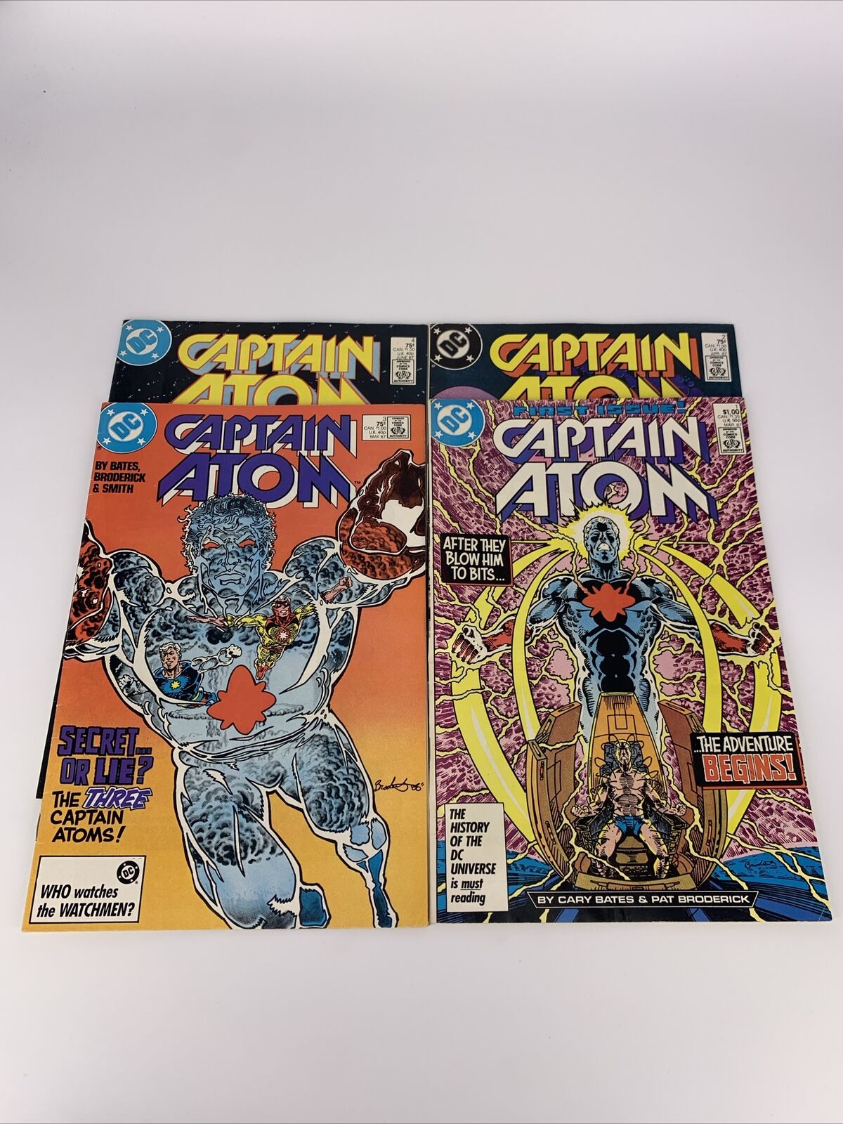 Captain Atom #1 2 3 4 DC Comic 1987 First Appearance General Wade Gunn