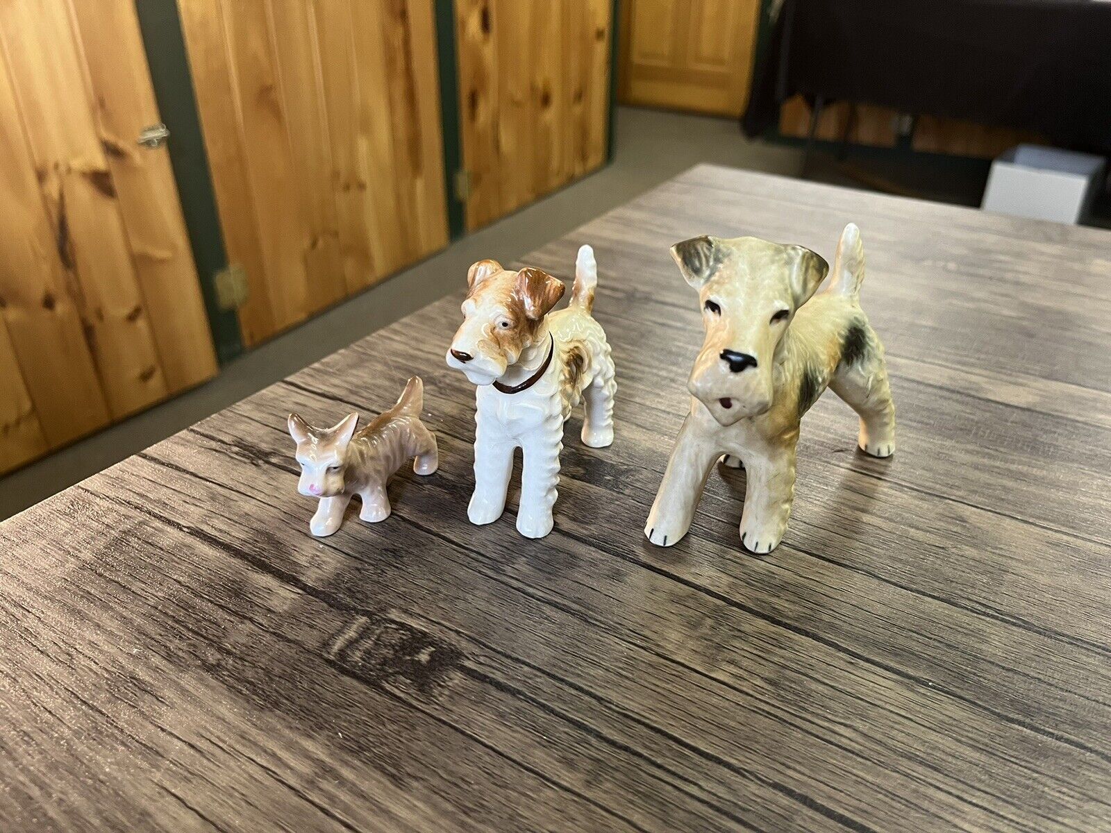 Vintage Japanese Dog Figurines (3) - varied sizes 148-45