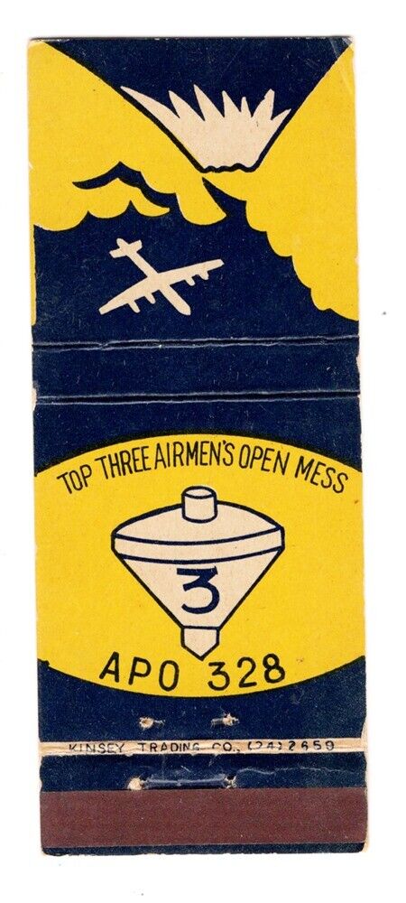 Matchbook: Air Forces - Top Three Airmen's Open Mess APO 328 (Yakota AFB Japan)