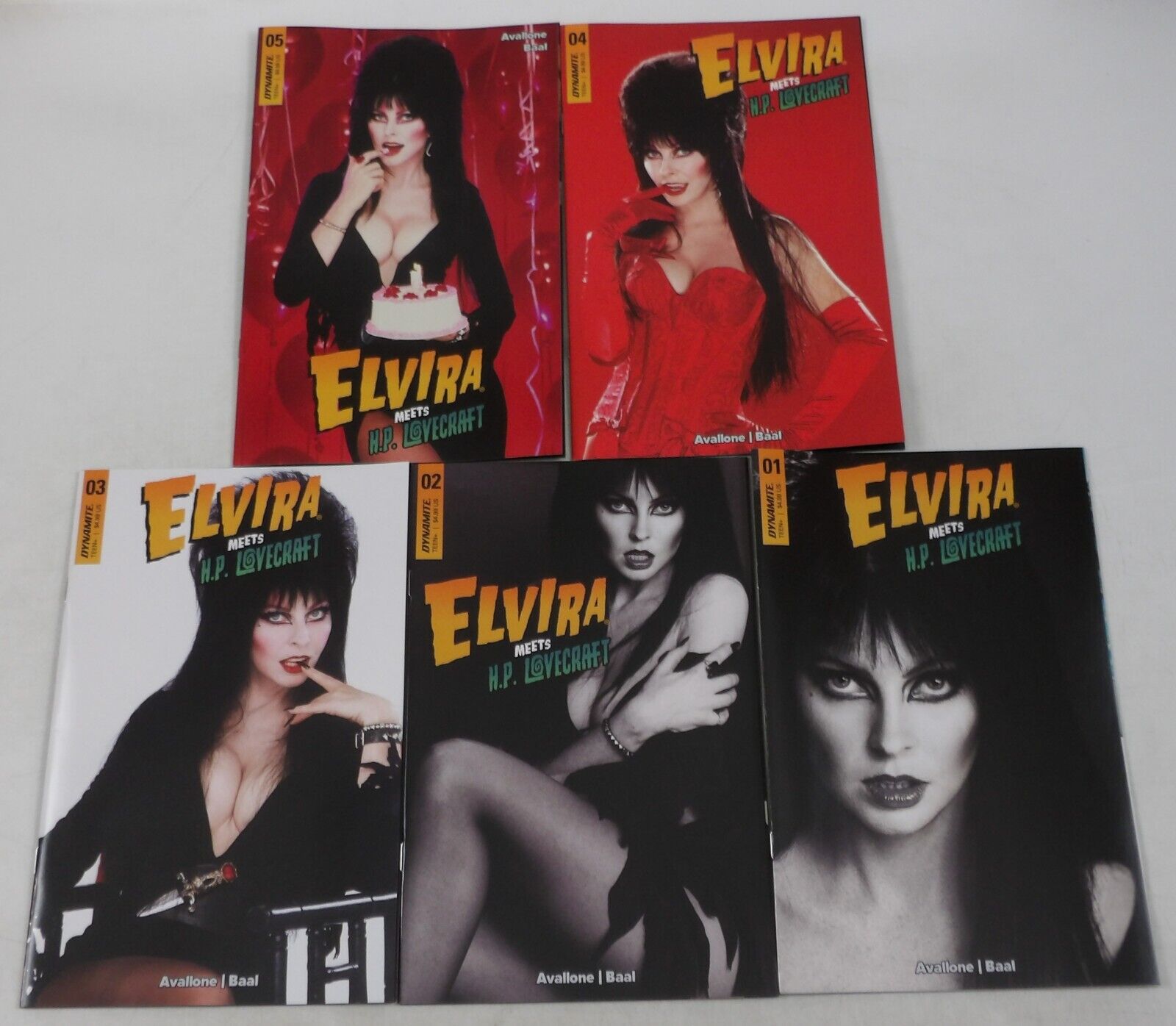 Elvira Meets H.P. Lovecraft #1-5 VF/NM complete series - all photo variants