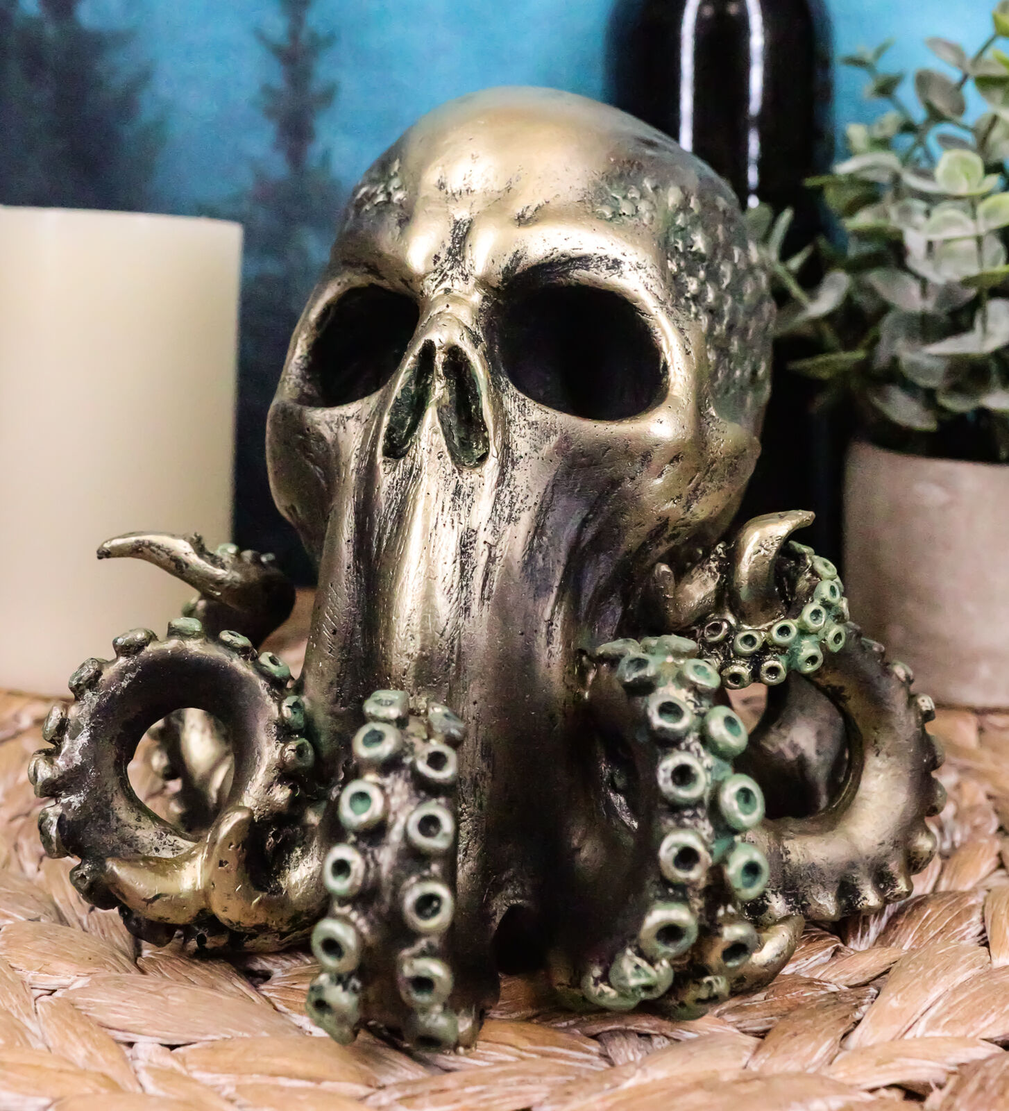 Ocean Monster Terror Kraken Cthulhu Skull Figurine 6