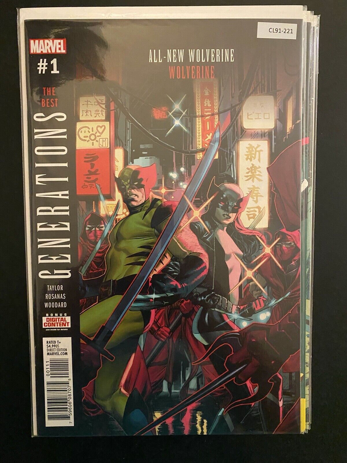 Generations: Wolverine & All-New Wolverine #1 2017 9.2 Marvel Comic CL91-221
