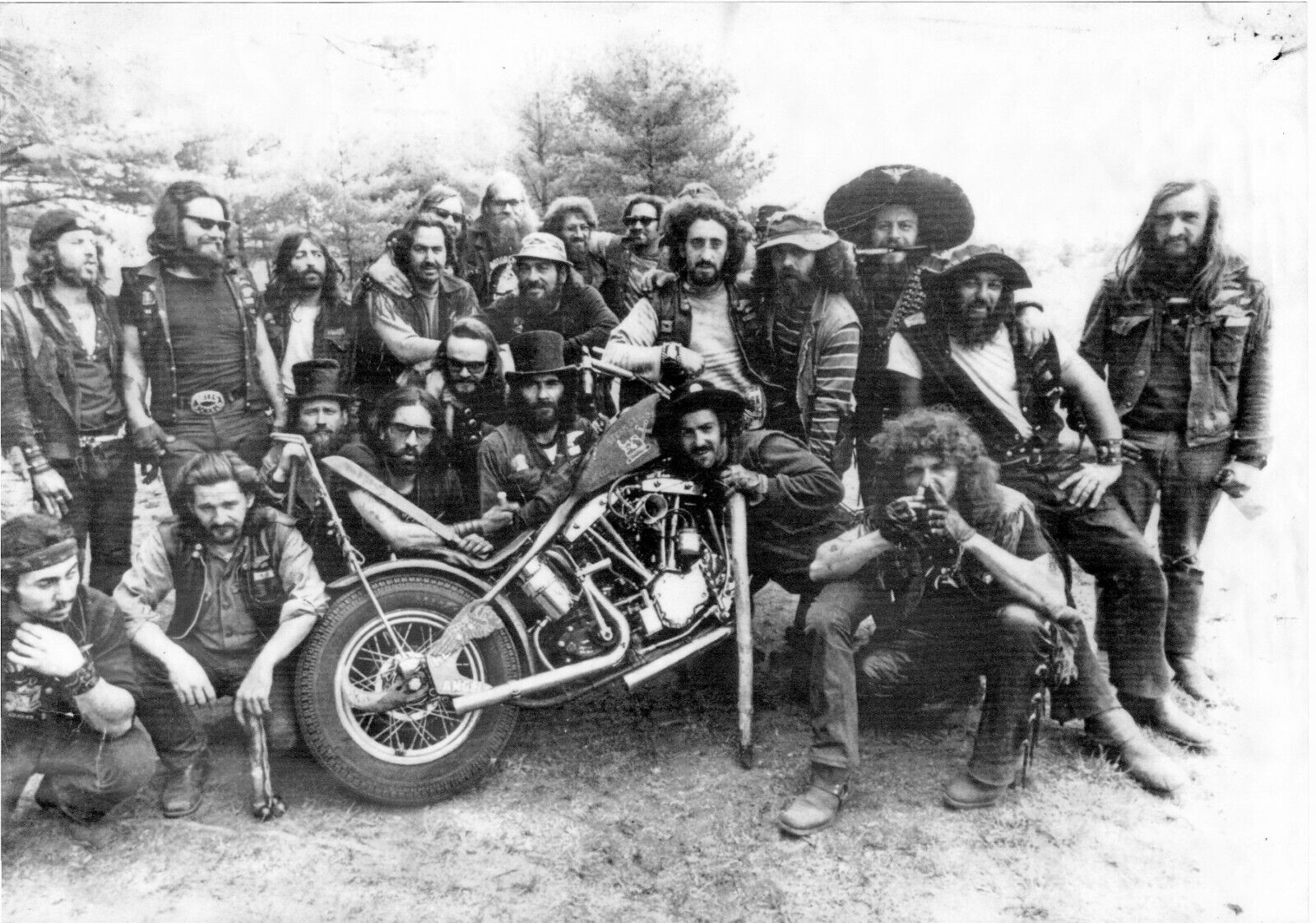 HELLS ANGLES MC  1960\'s  A MUST HAVE    High Quality Print 24\