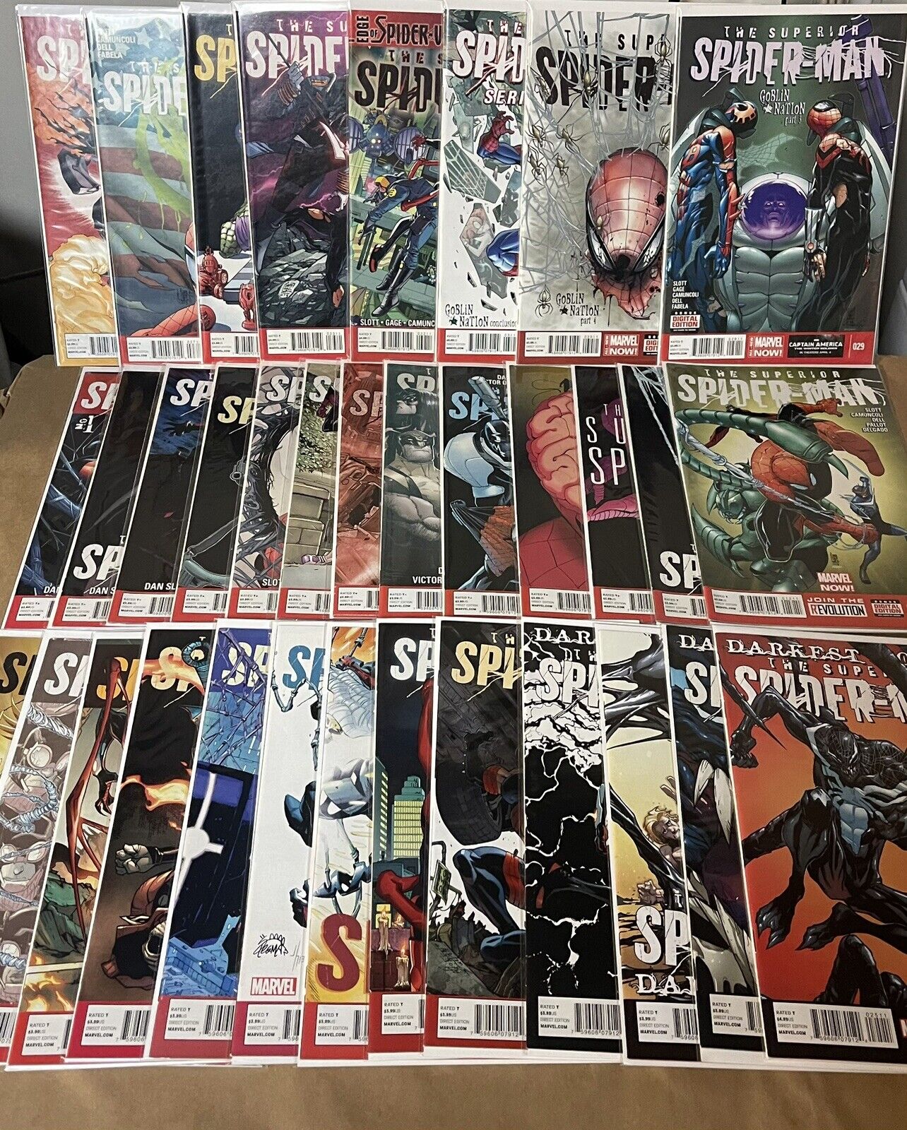 Superior Spider-Man Complete Set #1-33 Marvel Comics 2013-2014 NM Comic Books