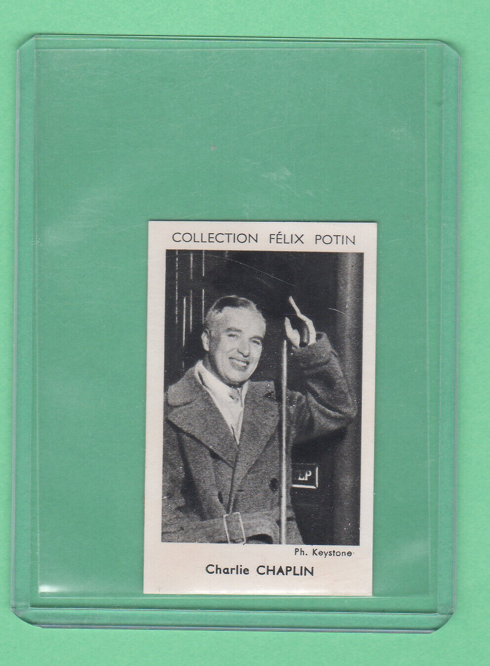 1952  Charlie Chaplin  Felix Potin  Card  Very Rare Great Front Eye Appeal