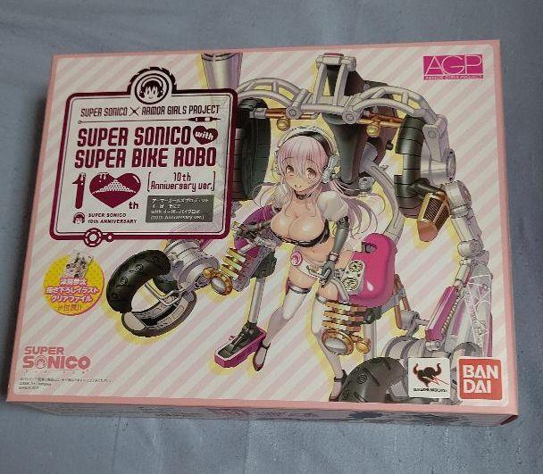 Armor Girls Project Super Sonico with Super Bikerobot 10th Anniversary Figure JP