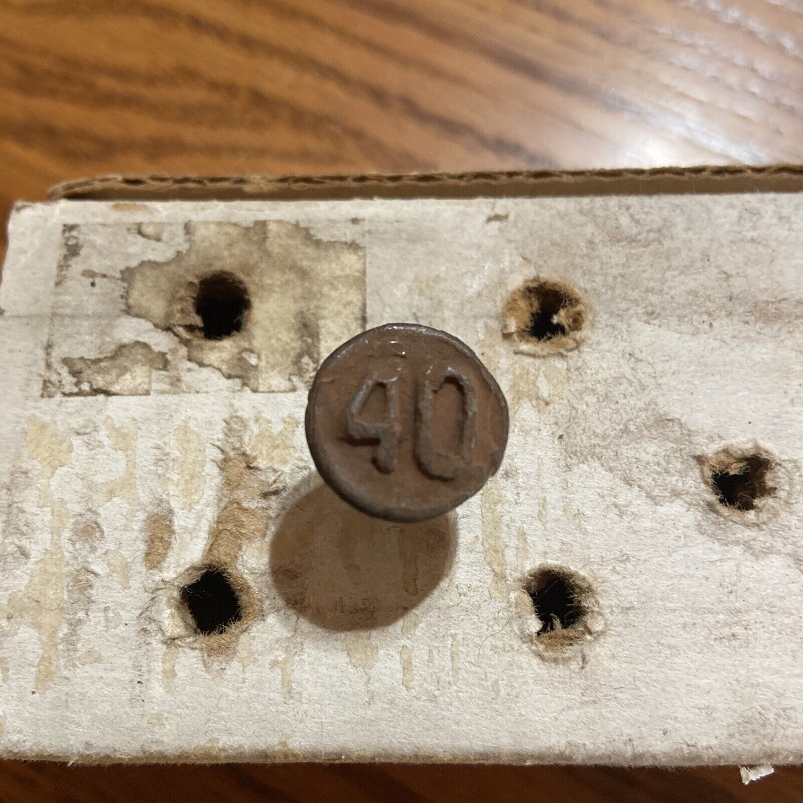 Dated Railroad Nail from 1940
