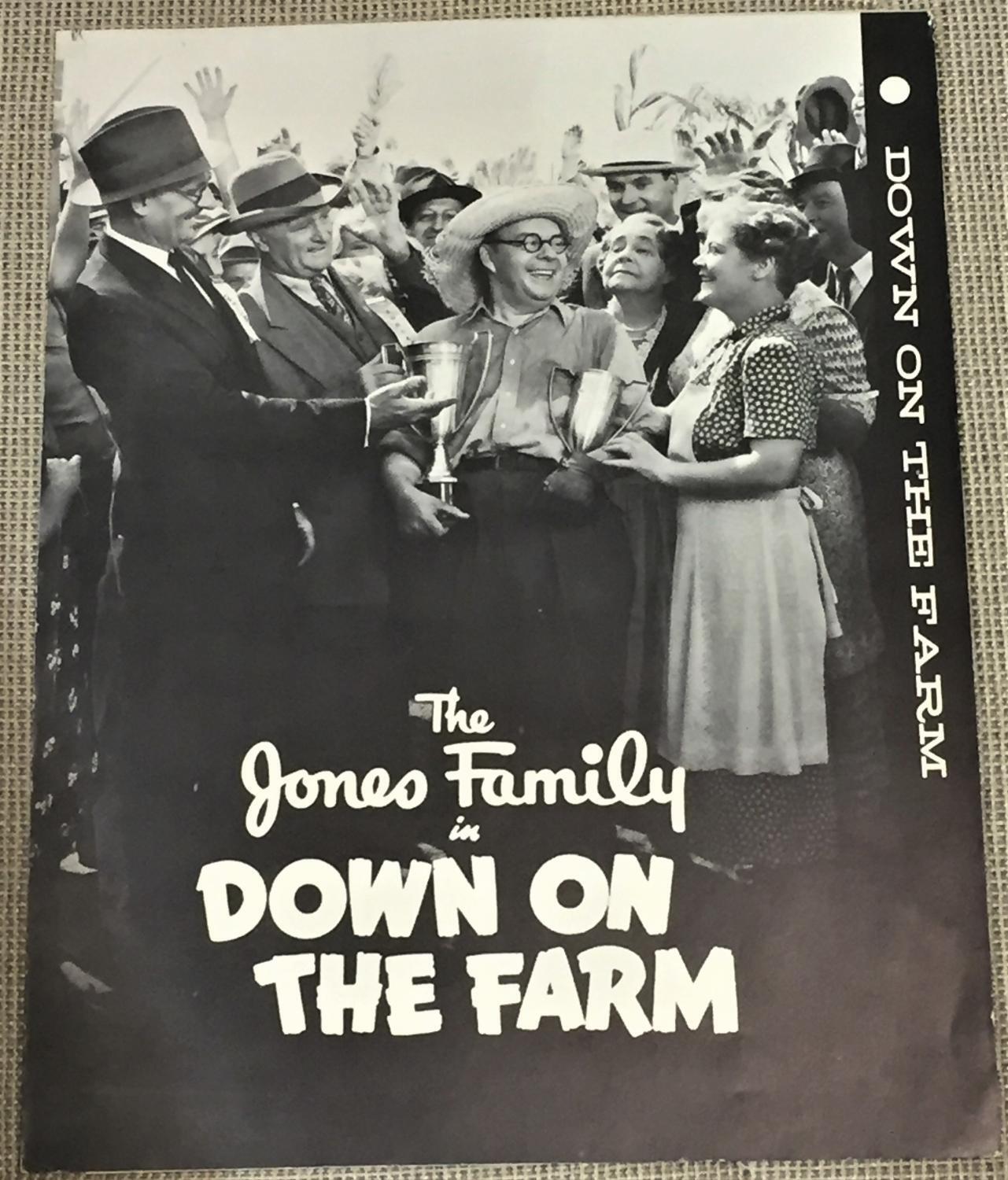THE JONES FAMILY IN DOWN ON THE FARM / 1938
