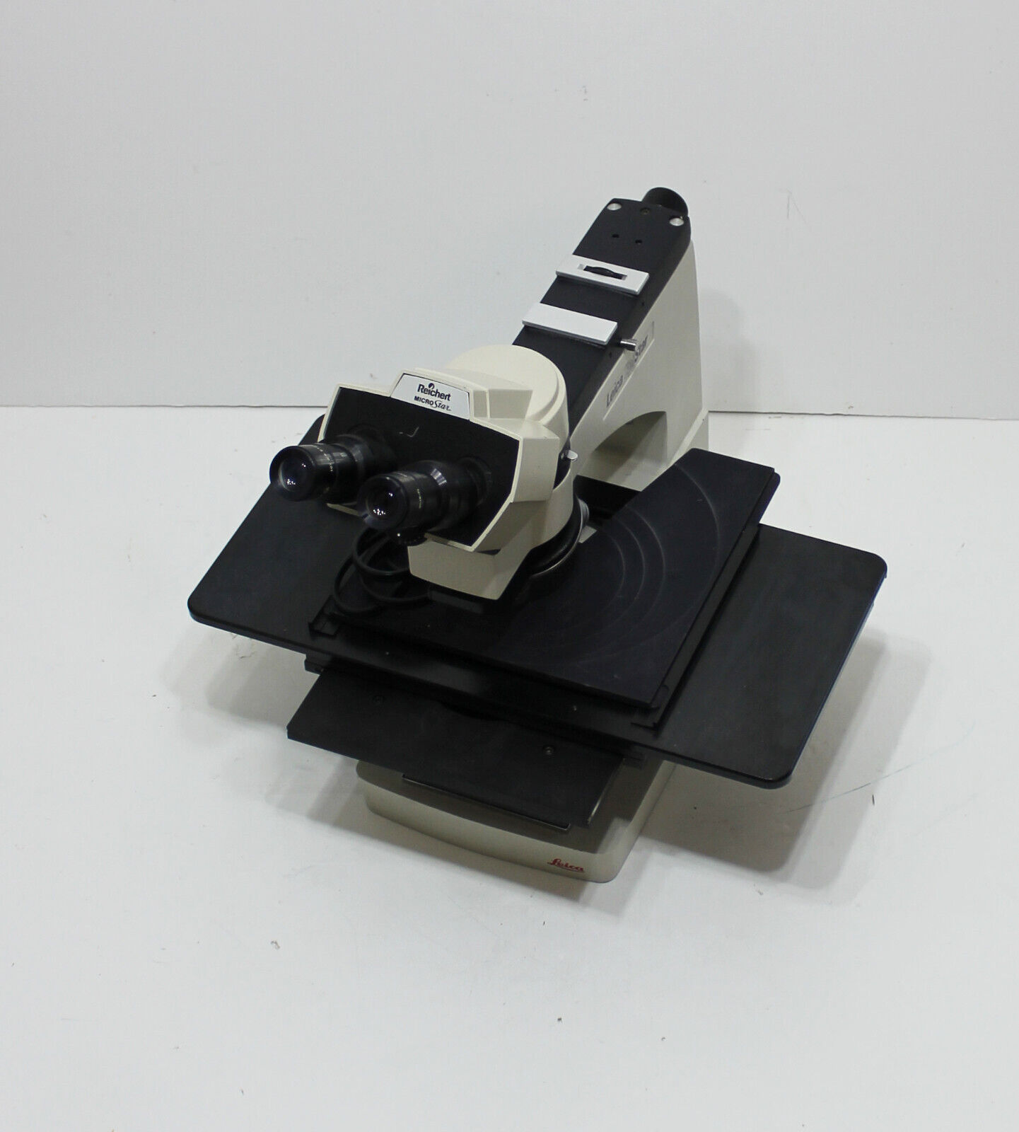 Vintage Reichert MicroStar Leica EpiStar Model 2571 Microscope As IS