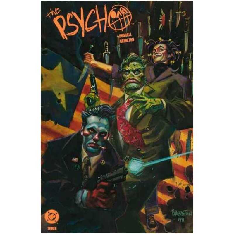 Psycho #3  - 1991 series DC comics VF+ Full description below [d%