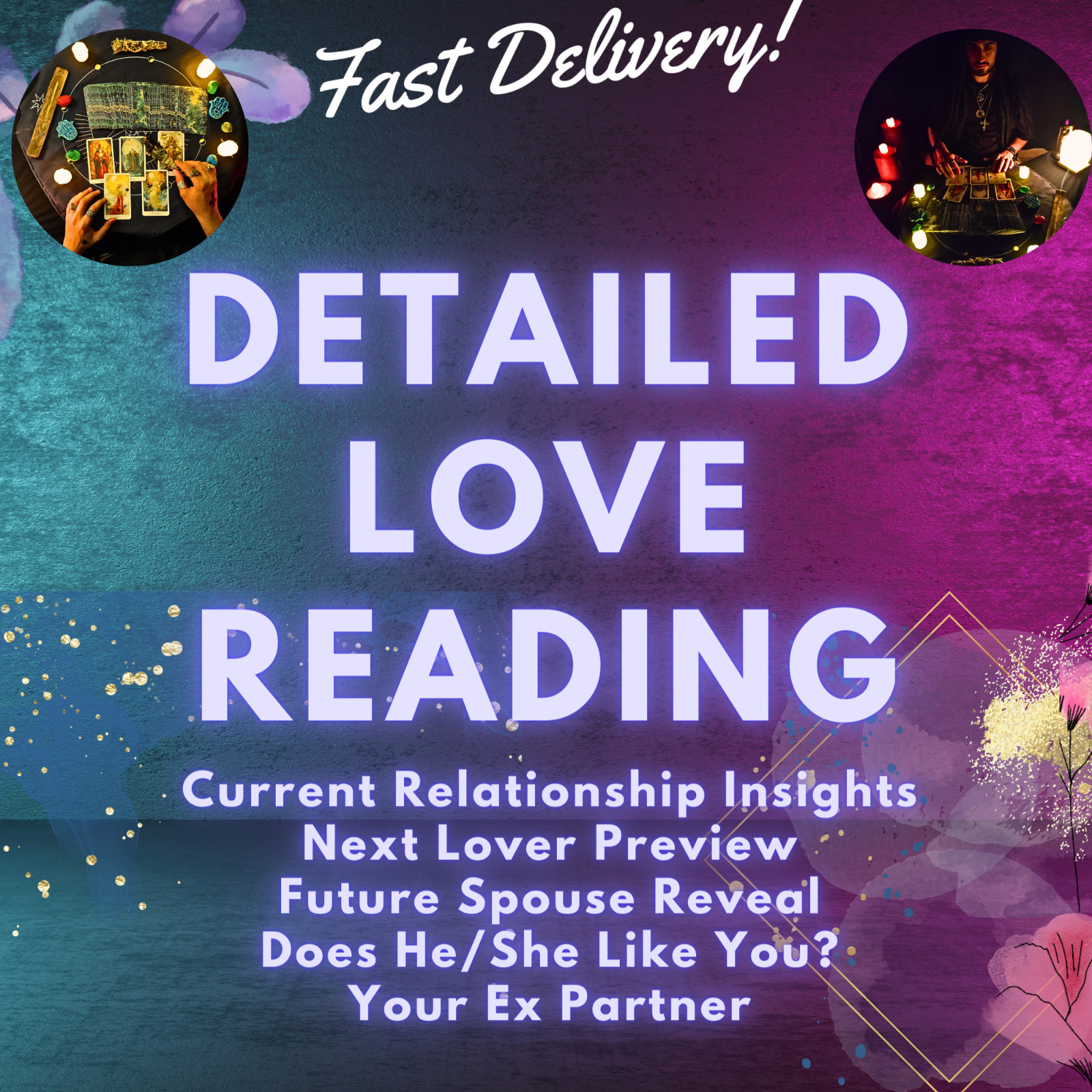 Detailed Love Psychic Tarot Reading Same Day, Relationship Soulmate Next or Ex