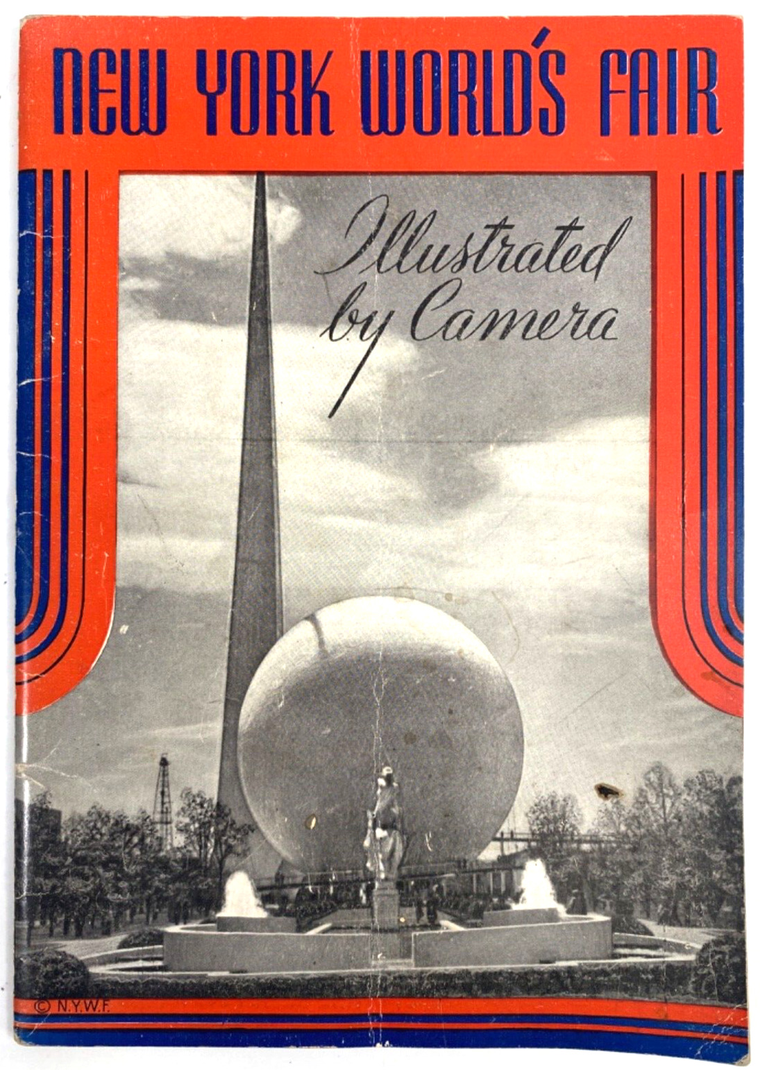 1939 NEW YORK WORLD'S FAIR: ILLUSTRATED BY CAMERA vintage 68-page pictorial book