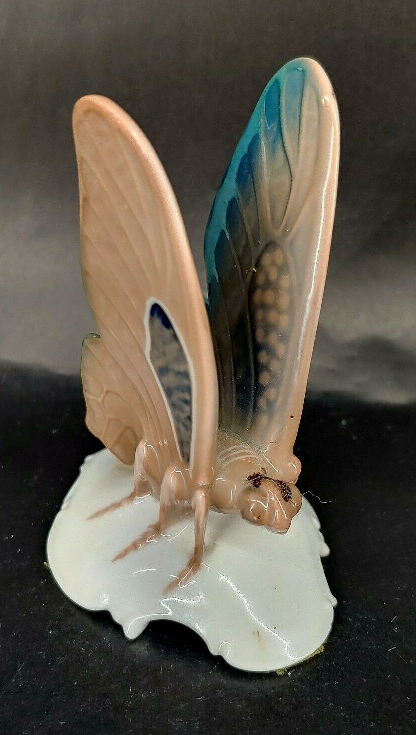 Rosenthal Karl Himmelstoss Butterfly Insect Figurine Rare 1940s Germany w-c