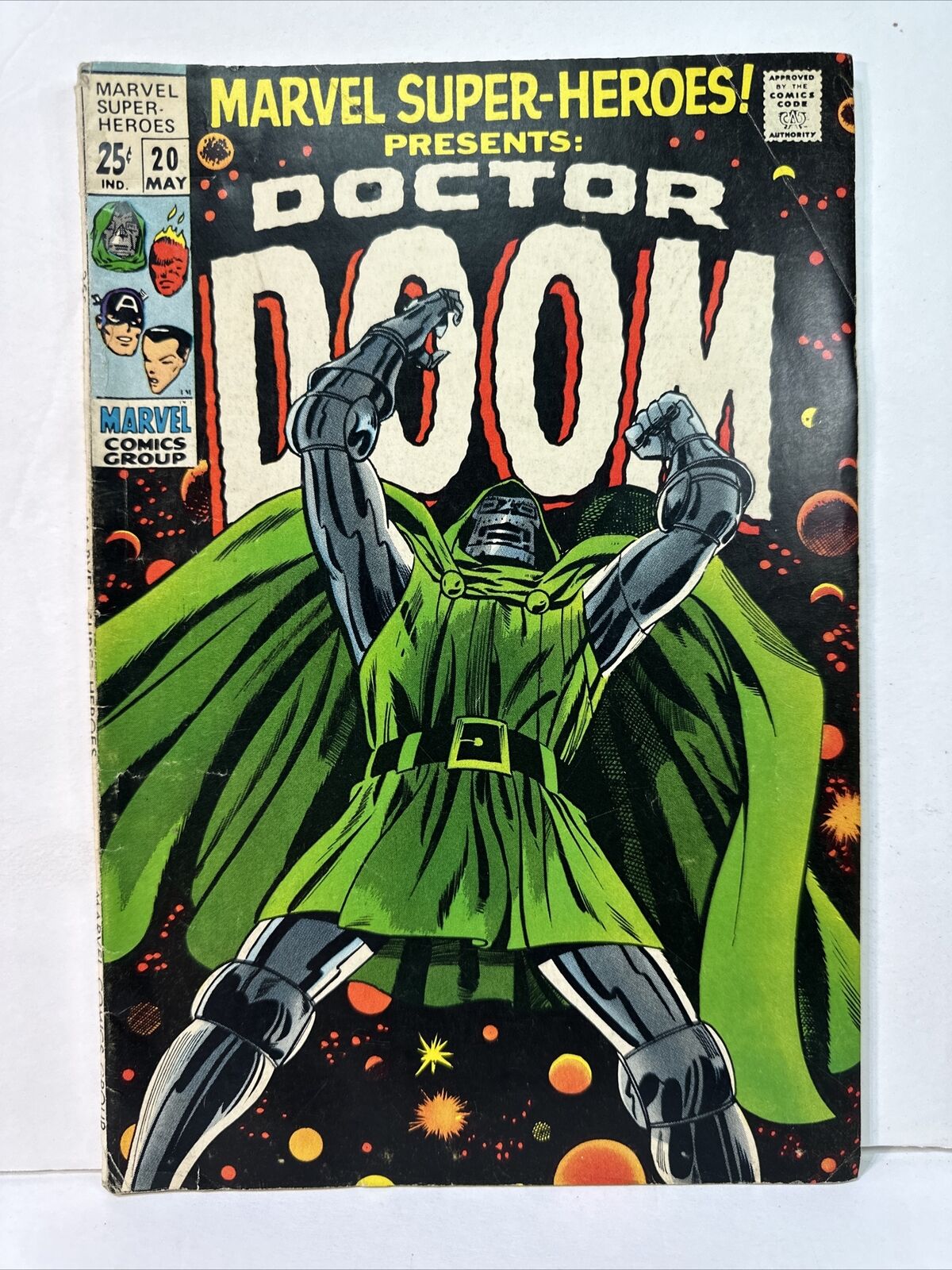 Marvel Super-Heroes #20 (Doctor Doom) Silver Age Marvel Comic 1969 VG/FN 5.0