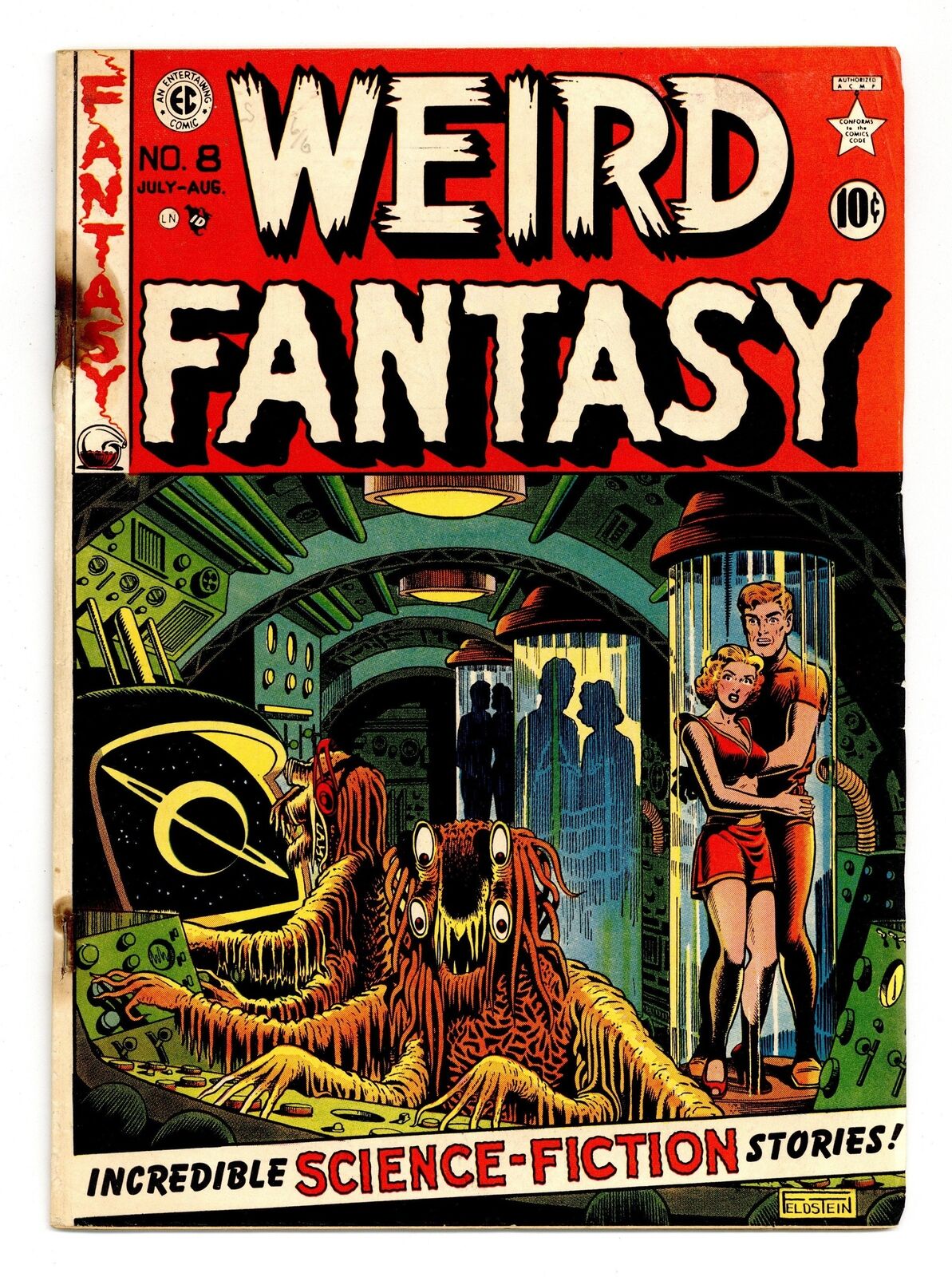 Weird Fantasy #8 GD+ 2.5 RESTORED 1951 E.C. Comics