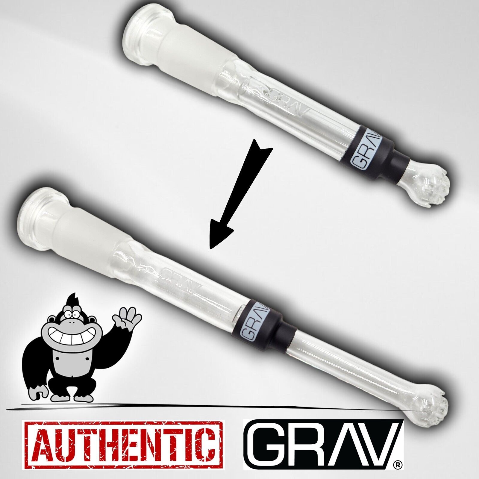 GRAV 14mm Adjustable Downstem for Bong Smoking Water Pipe
