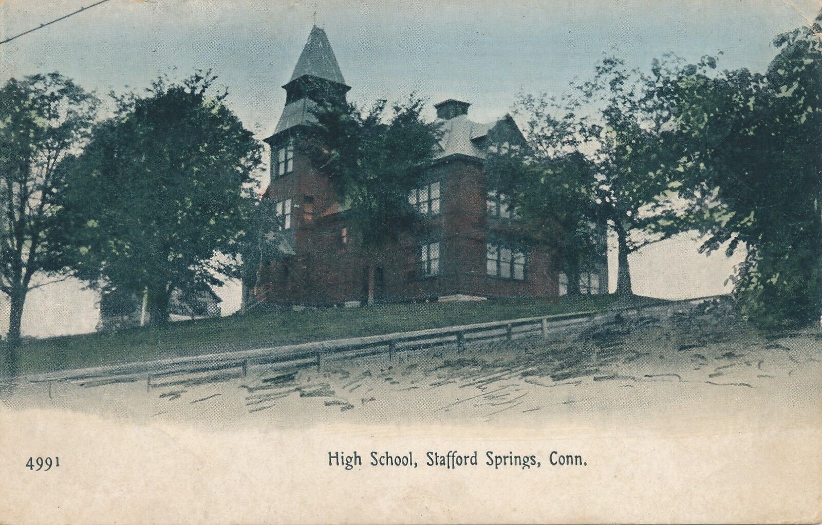 STAFFORD SPRINGS CT – High School - 1911