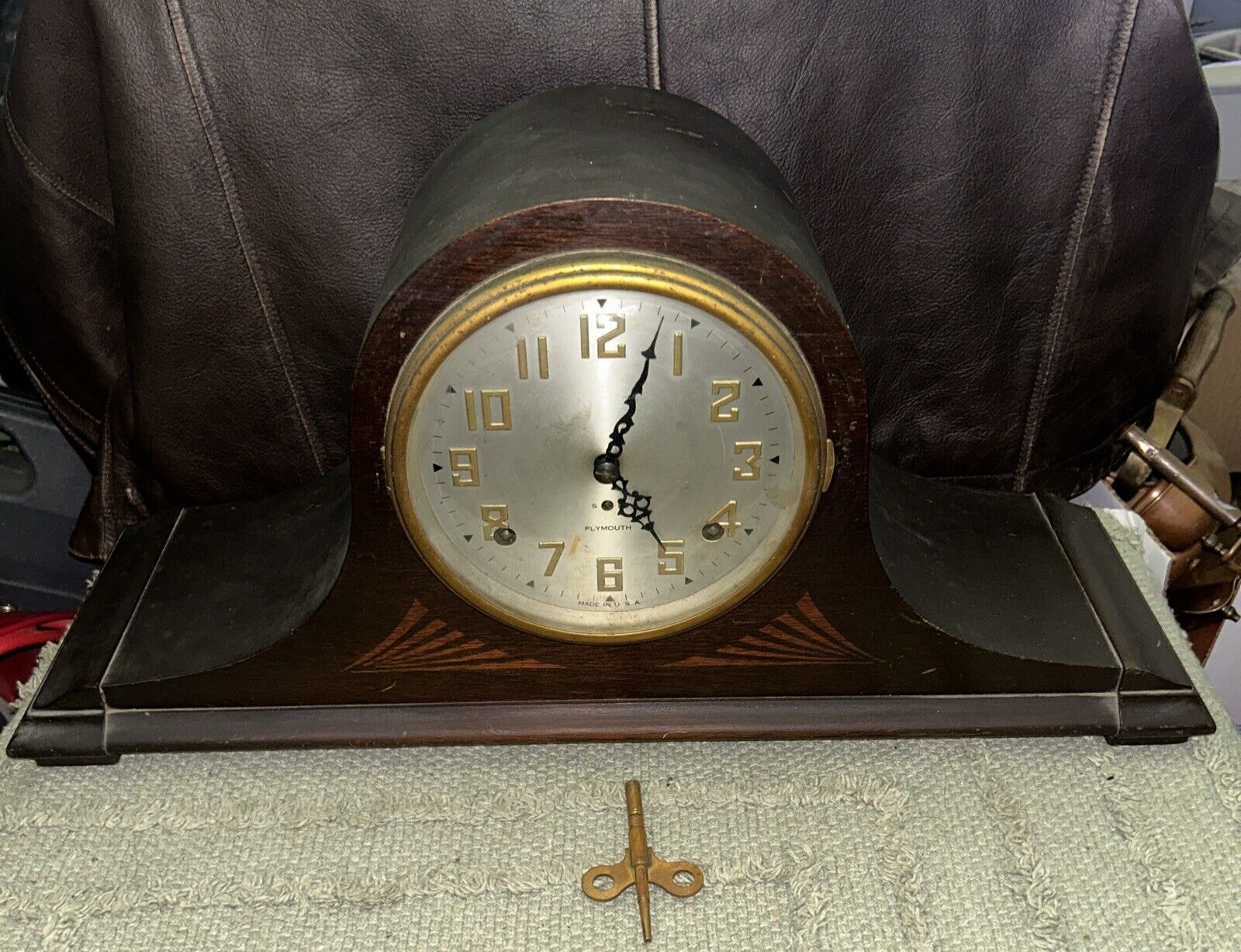Seth Thomas, Plymouth Clock, Model  Z23 B No 891 Pendulum 8 Day Thomaston,Conn