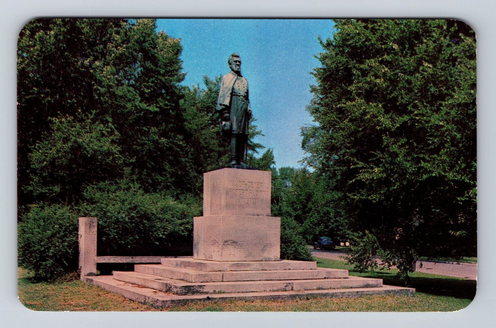 Rensselaer IN- Indiana, General Milroy Monument, Antique, Vintage Postcard