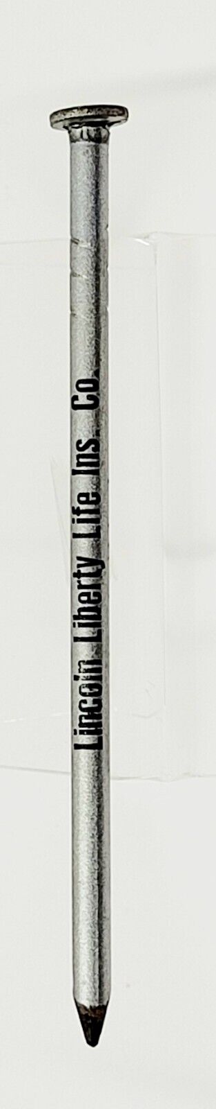 Vintage Wood Pencil Nail Shaped Lincoln NEBRASKA Advertisement 5\