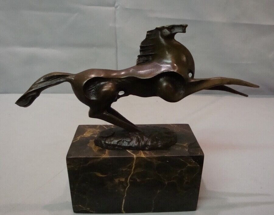 Modern Style Solid Bronze Animal Horse Sculpture Statue