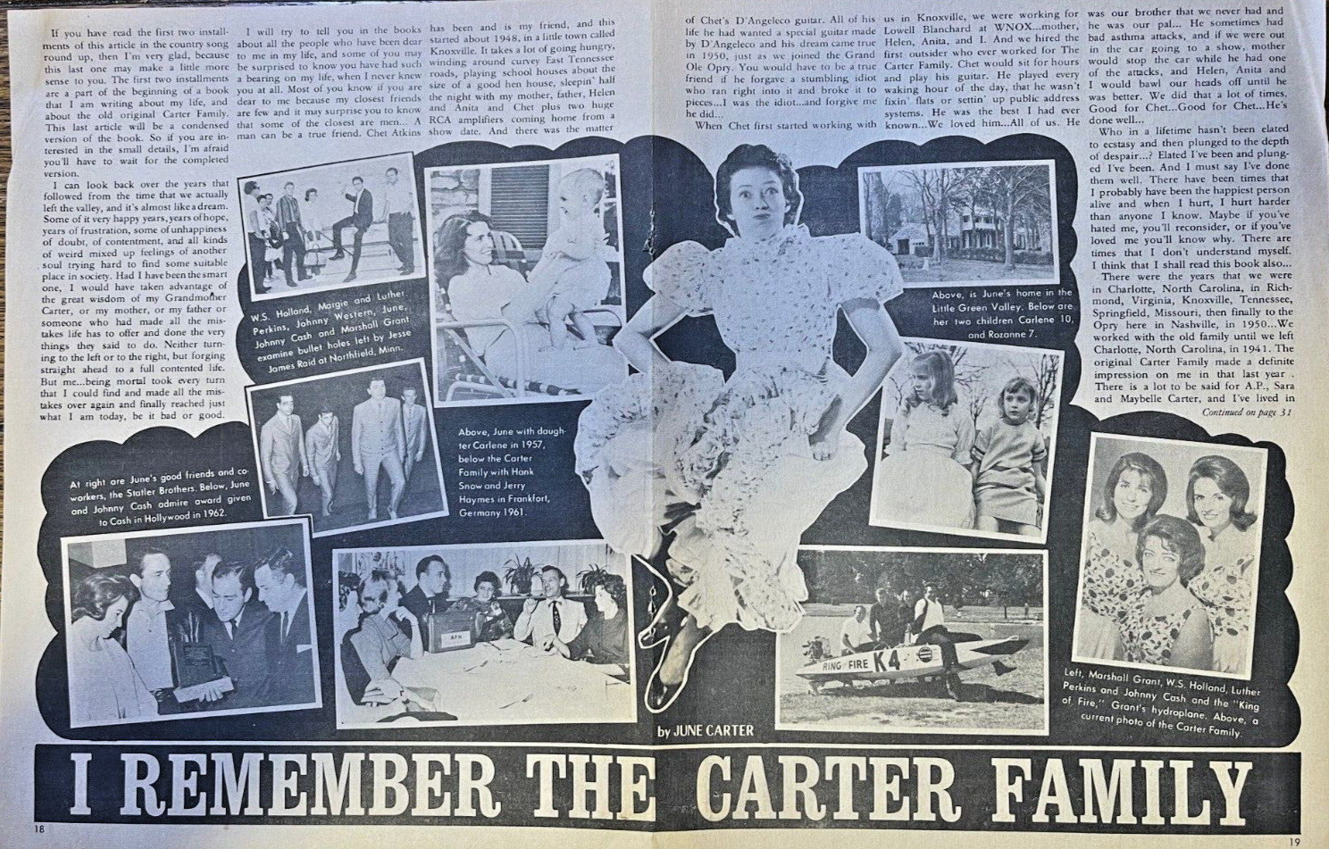 1966 Country Musicians The Carter Family