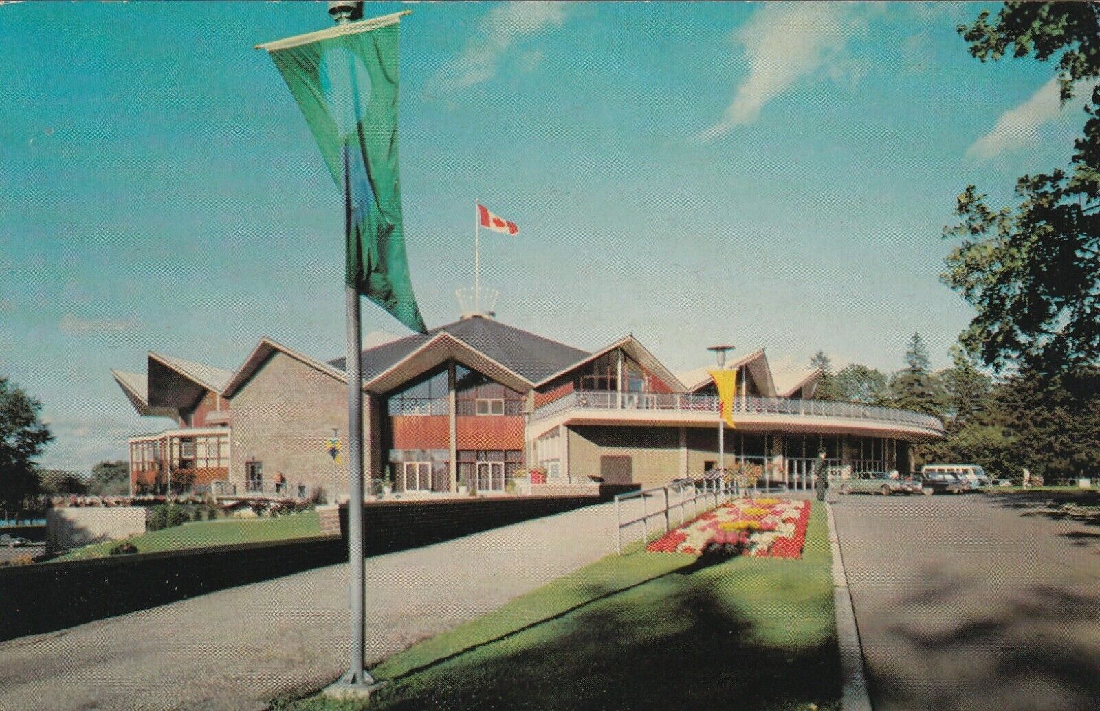 1970 Festival Theatre Entrance Drive & Balcony, Stratford, Ontario, Canada, 1301