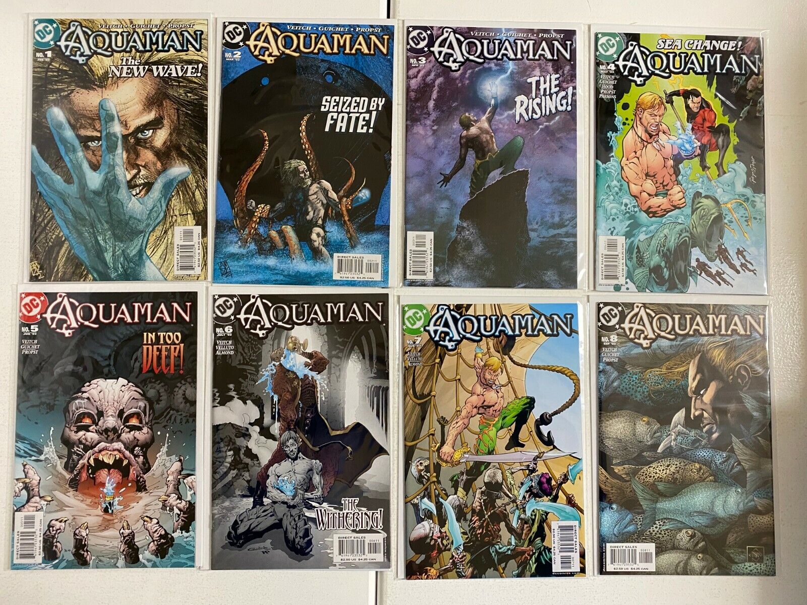 Aquaman (4th series) lot 43 different from:#1-42 #40 has variant 8.0 VF (2003)