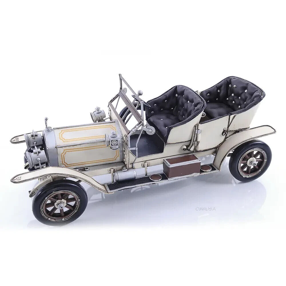 1909 Rolls Royce Ghost Edition | Handcrafted Car Model W/ Metal Wheels