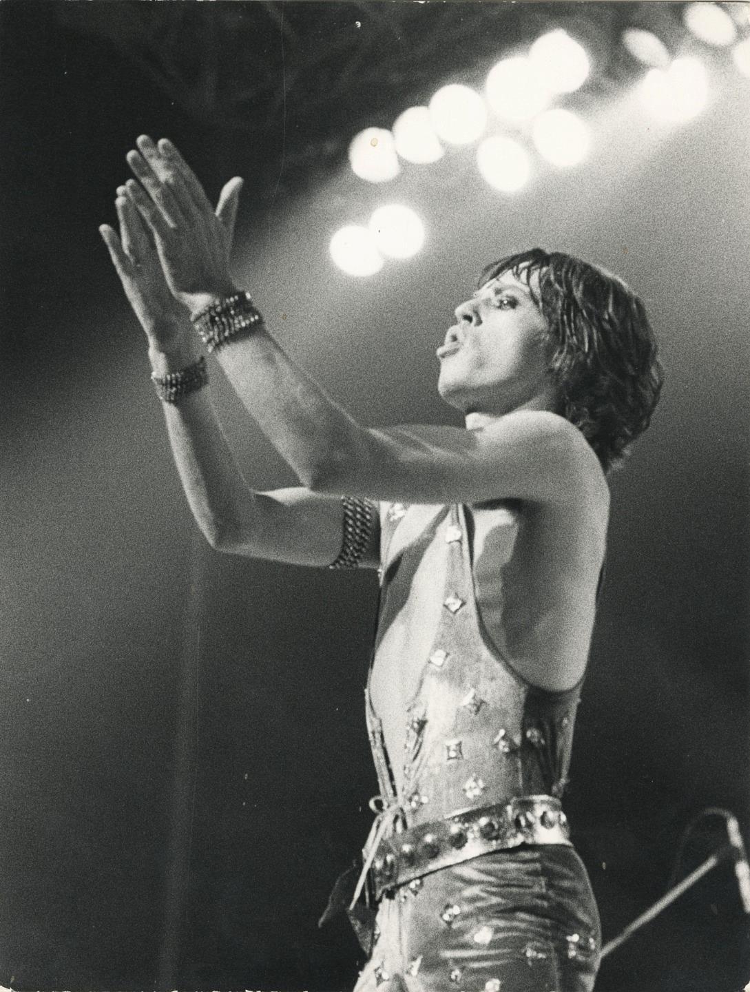 c. 1970's Mick Jagger Performing Photo by Robert Ellis