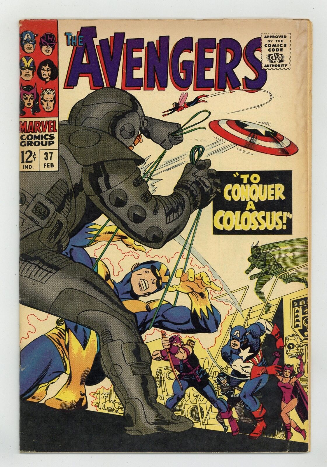 Avengers #37 VG- 3.5 1967