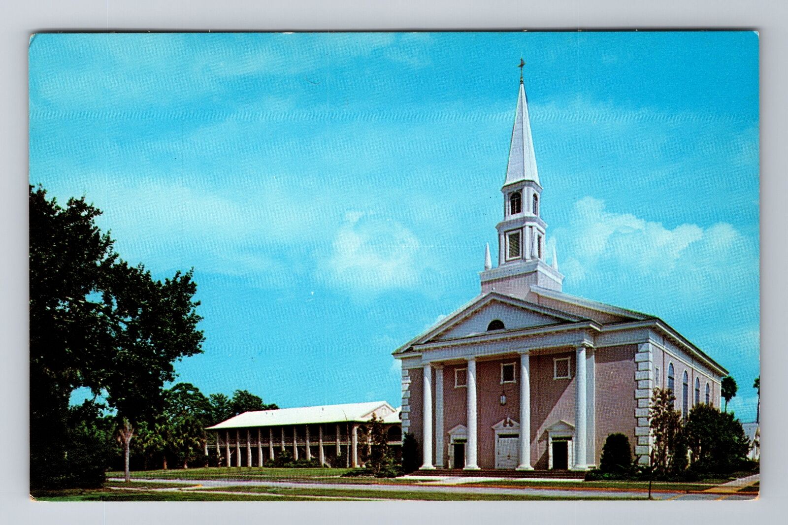 Vero Beach FL-Florida, Fist Baptist Church, Religion, Vintage Souvenir Postcard