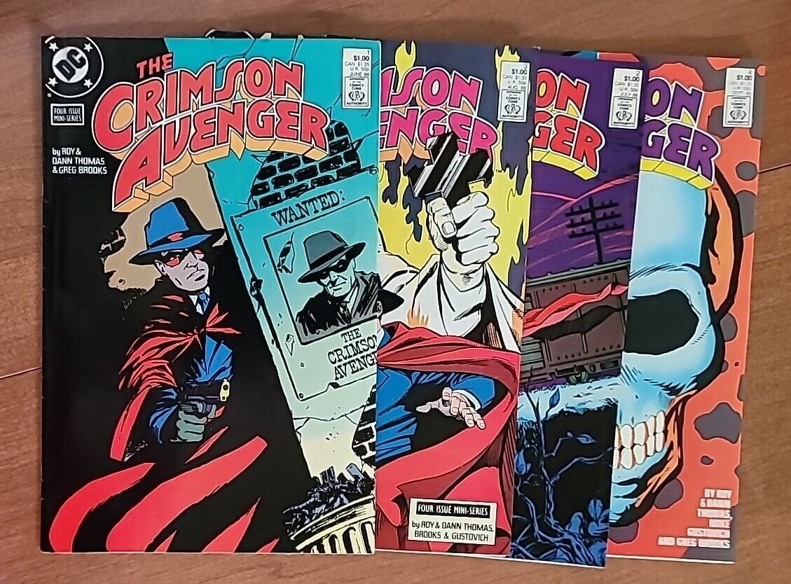 The Crimson Avenger Complete Mini-series 1-4 • DC Comics • 1988 