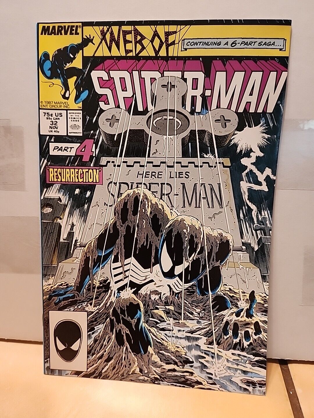 Web of Spider-Man #32     Kraven\'s Last Hunt Part 4       Marvel 1987  