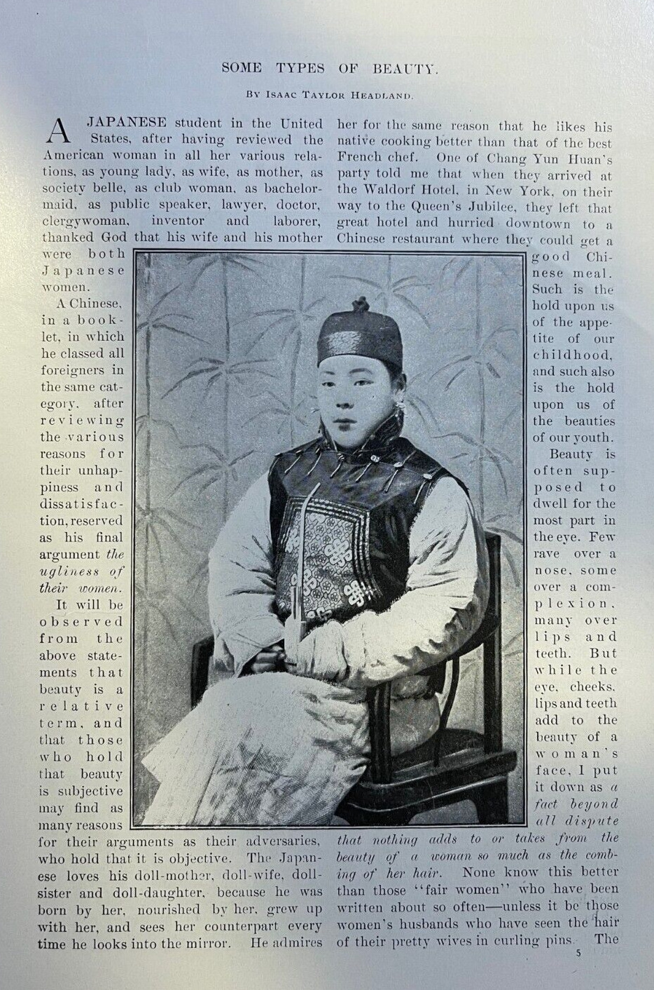 1898 Beautiful Women of Asia Japan China