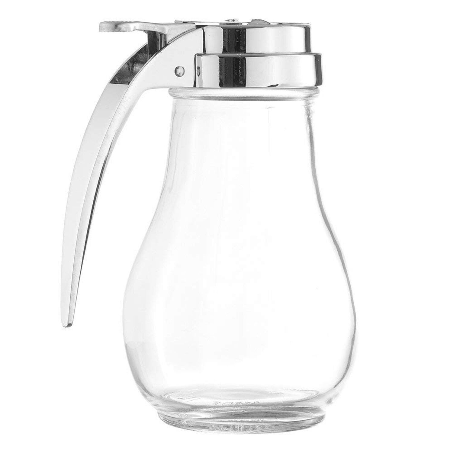 (2 Pack)14-Ounce Glass Syrup Dispenser, Retro Style Jar Syrup Dispensers