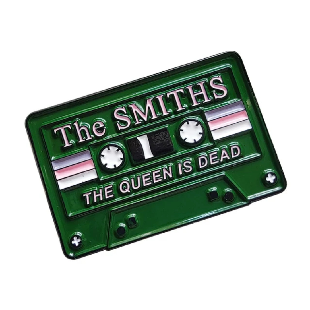The Smiths enamel Pin Lapel - 80's  The Queen Is Dead - Meat Is Murder