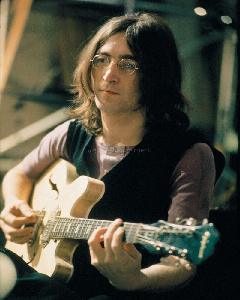 8x10 John Lennon GLOSSY PHOTO photograph picture print the beatles 60s 70s