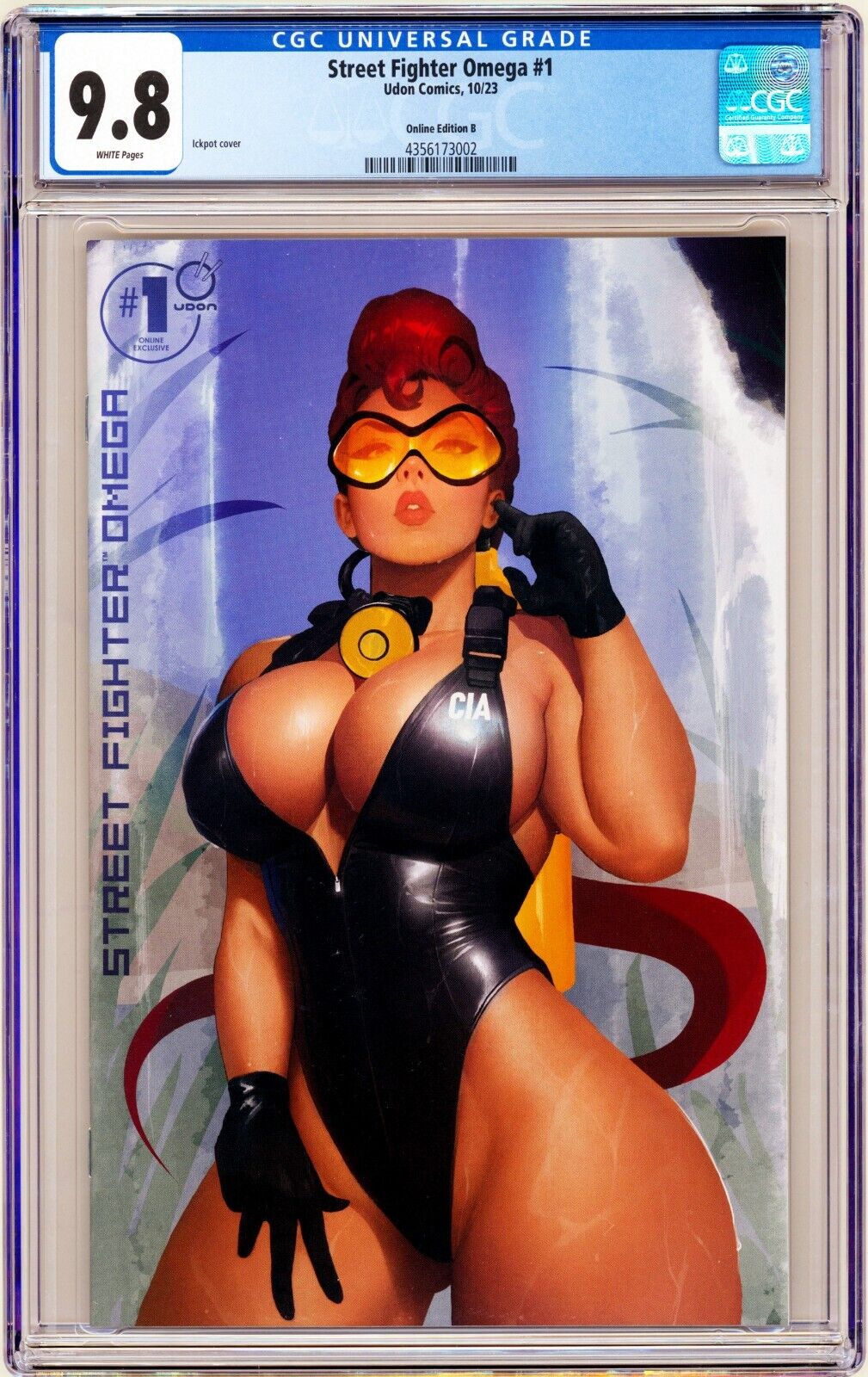 Udon STREET FIGHTER OMEGA (2023) #1 Online VIPER Exclusive VARIANT CGC 9.8 NM/MT