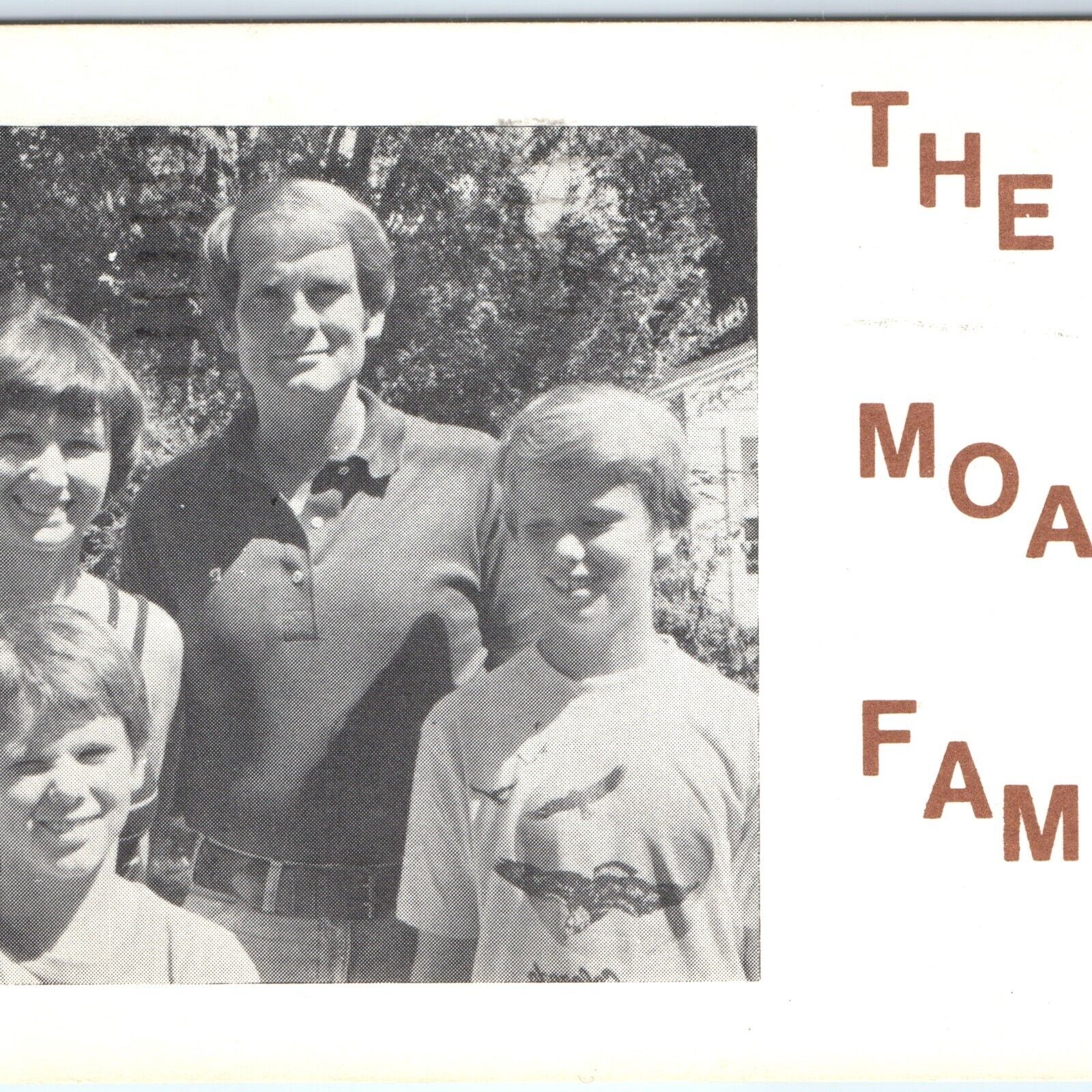 1979 Council Bluffs, IA Moats School Board Campaign Advertisement Postcard A144