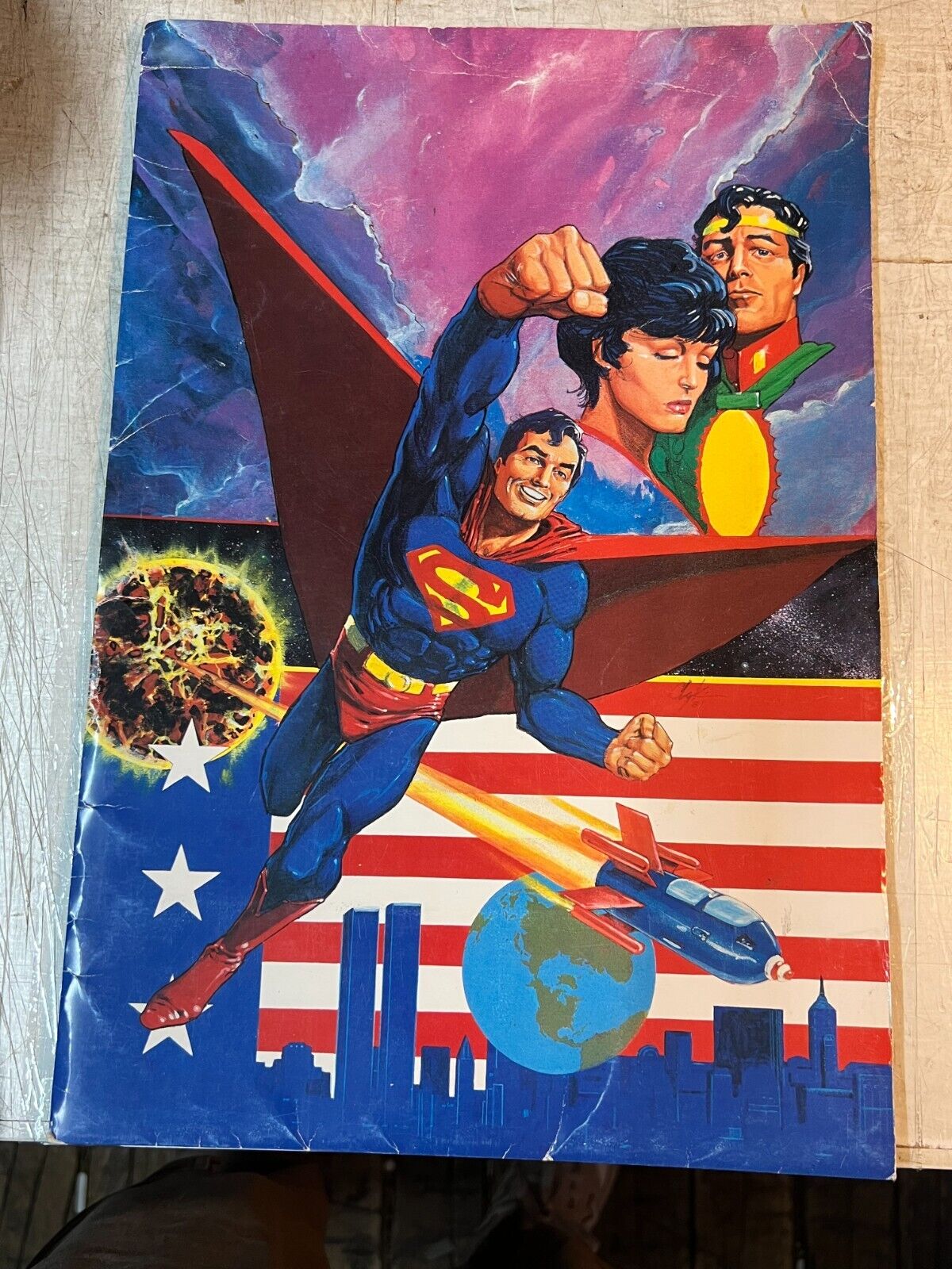 superman 400 portfolio dc comics 1984 3 Prints | Combined Shipping B&B