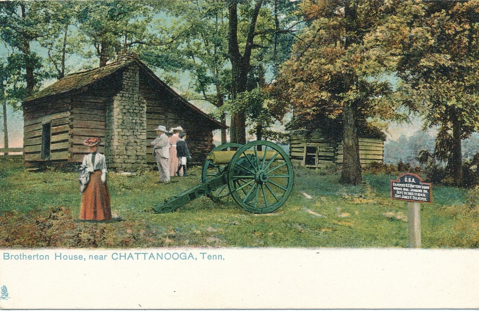 CHATTANOOGA TN - Brotherton House Near Chattanooga Tuck Postcard -udb (pre 1908)