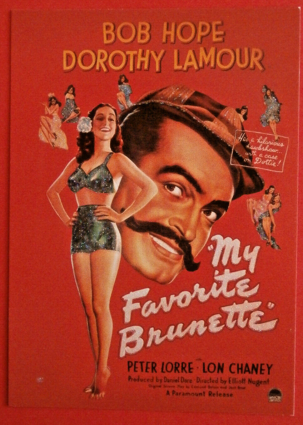 Movie Posters - Card #36 - Bob Hope, Lamour - My Favourite Brunette (1947)