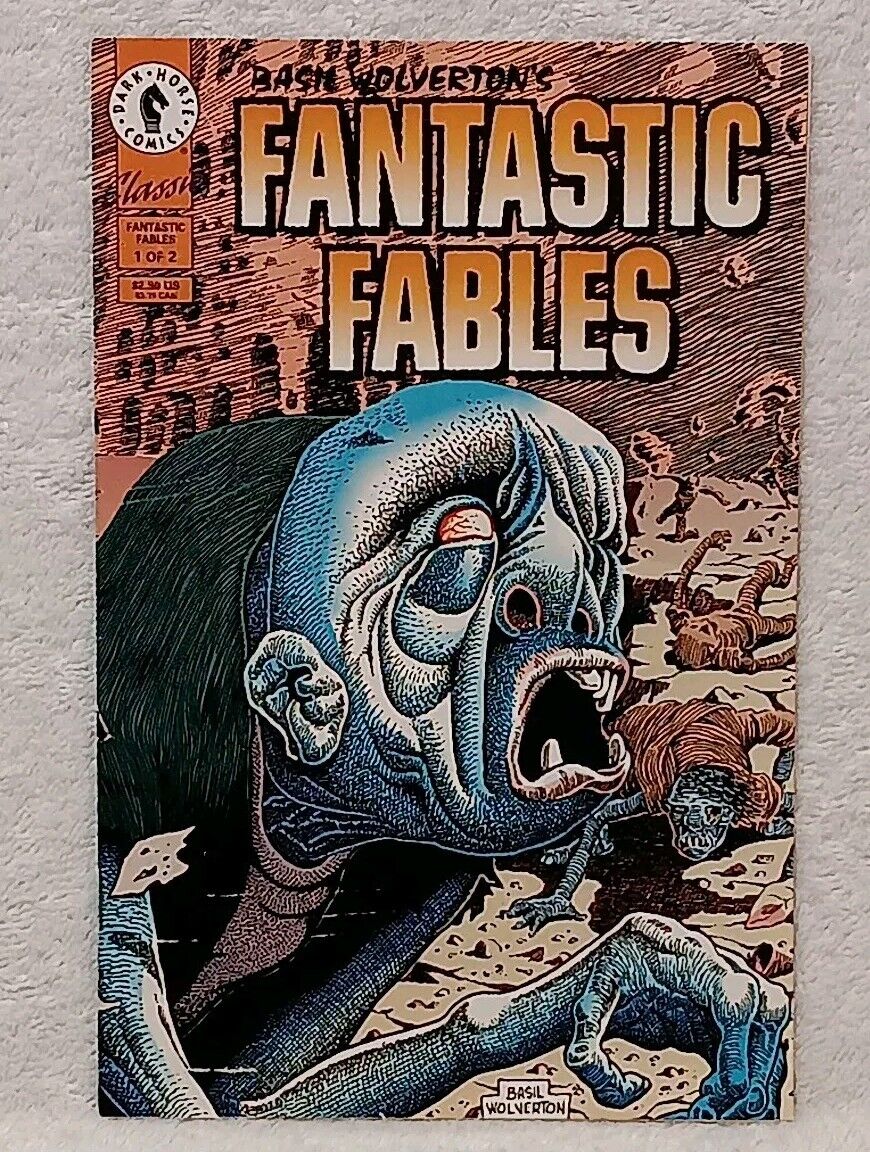 BASIL WOLVERTON'S FANTASTIC FABLES #1 NM 1993 Dark Horse Comics - wrap cover