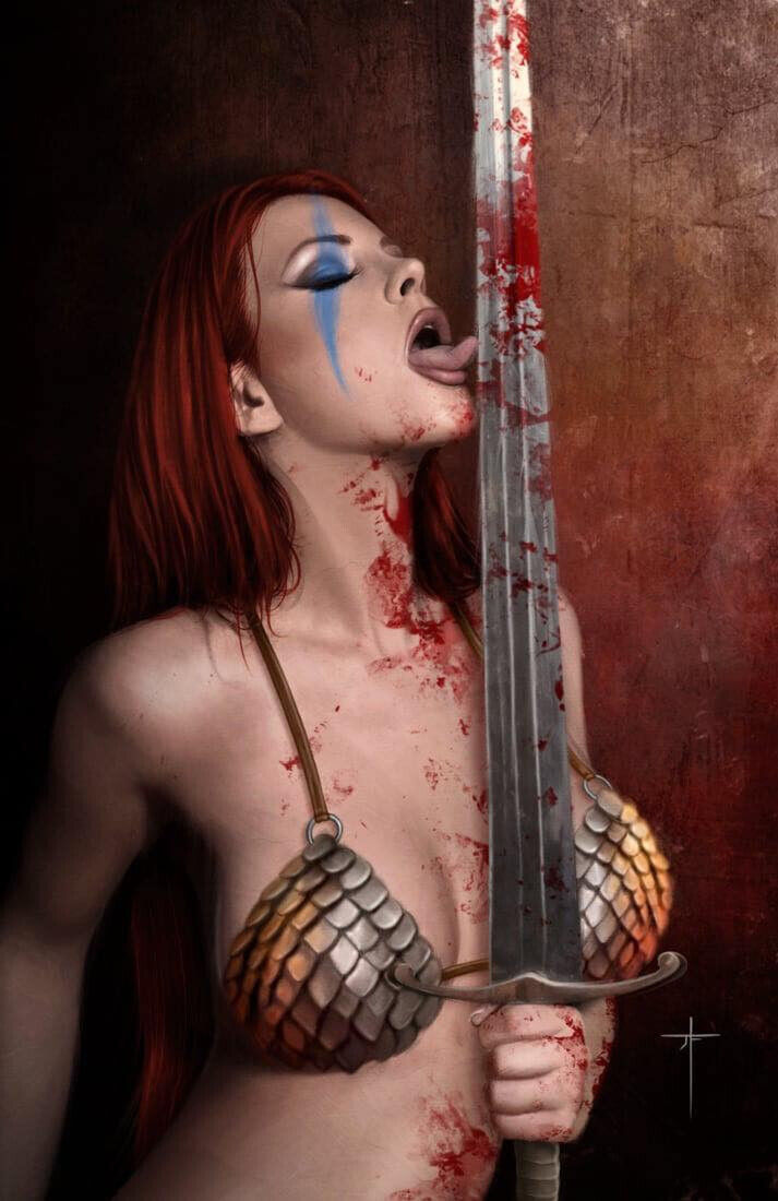 RED SONJA: EMPIRE OF THE DAMNED #3 (JAY FERGUSON EXCLUSIVE VIRGIN VARIANT A)
