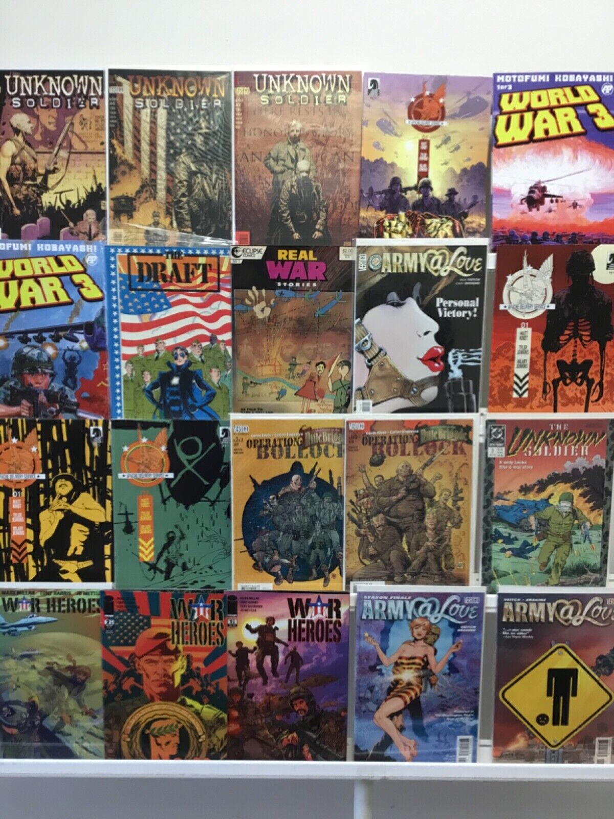 DC Comics Military Comic Book Lot of 20